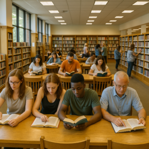 La fréquentation des bibliothèques
